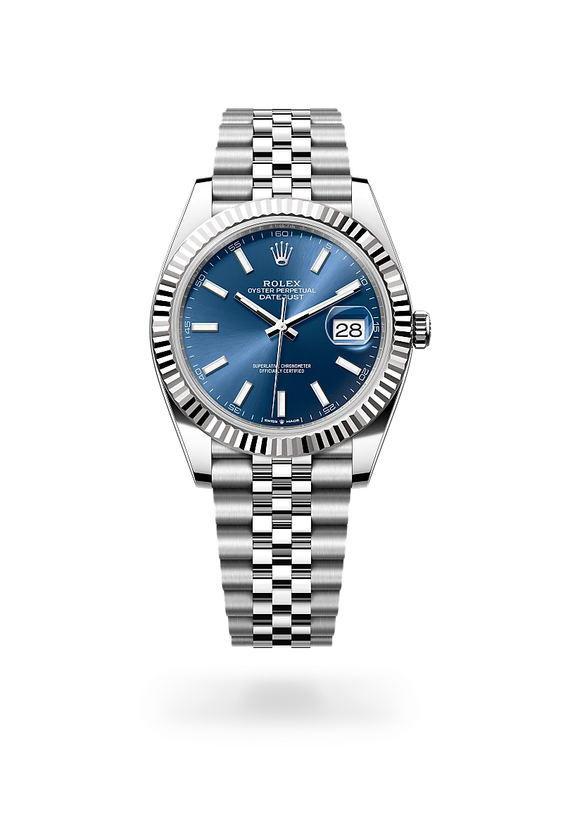 Rolex Datejust in White Rolesor - combination of Oystersteel and white gold, M126334-0002 - Richter & Phillips