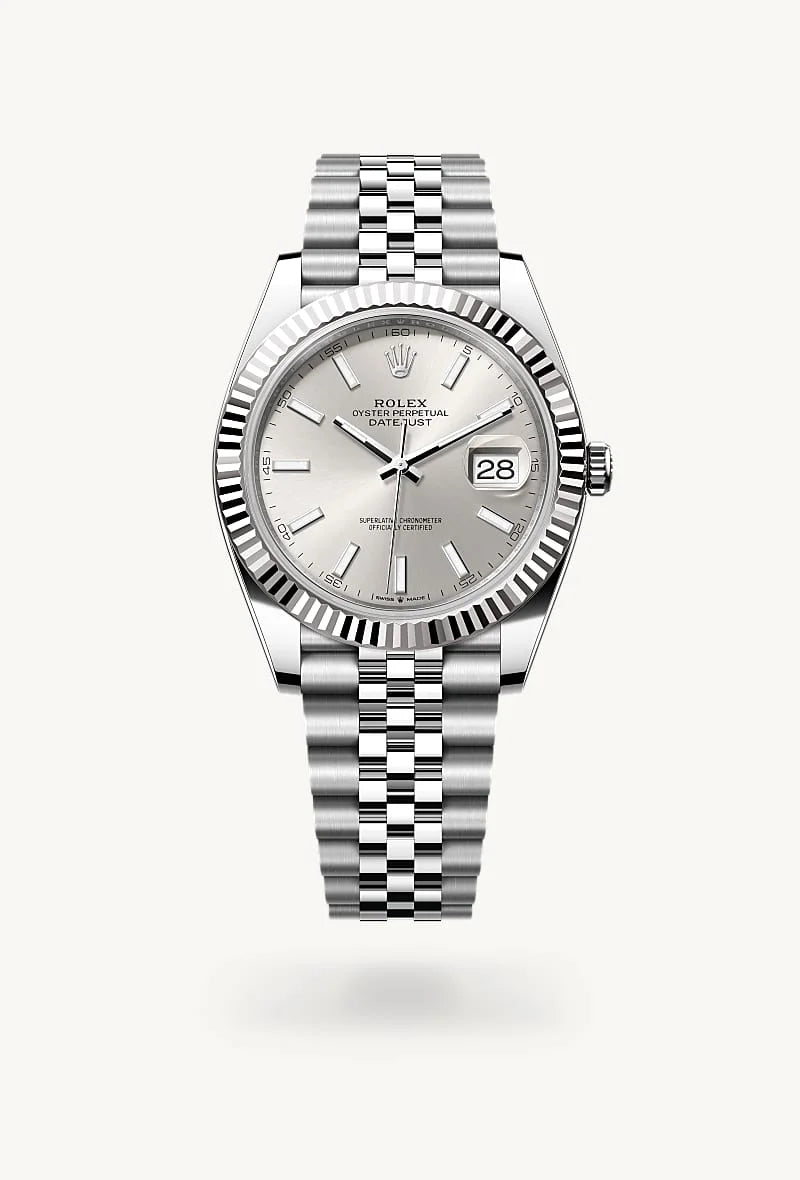 Rolex Datejust in White Rolesor - combination of Oystersteel and white gold, M126334-0004 - Richter & Phillips