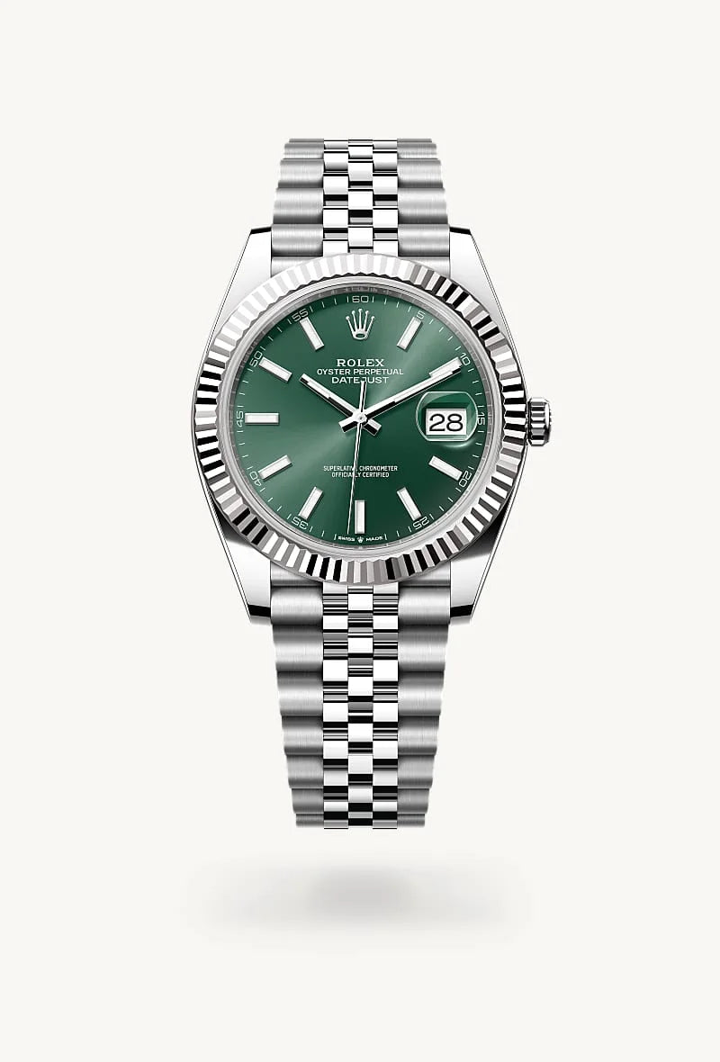 Rolex Datejust in White Rolesor - combination of Oystersteel and white gold, M126334-0028 - Richter & Phillips