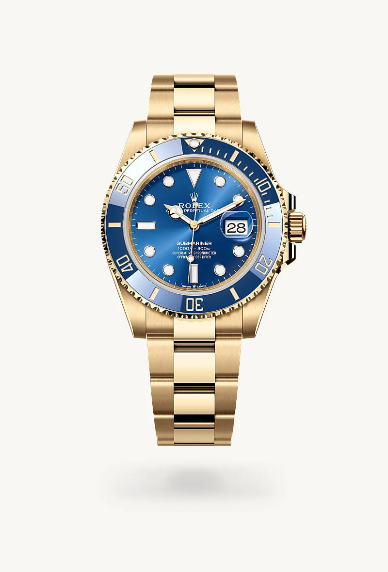 Rolex Submariner in 18 kt yellow gold, M126618LB-0002 - Richter & Phillips