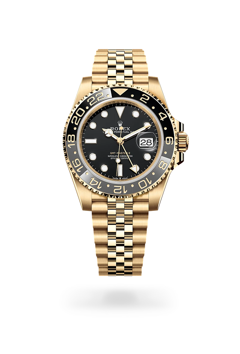 Rolex GMT-Master II in 18 kt yellow gold, M126718GRNR-0001 - Richter & Phillips