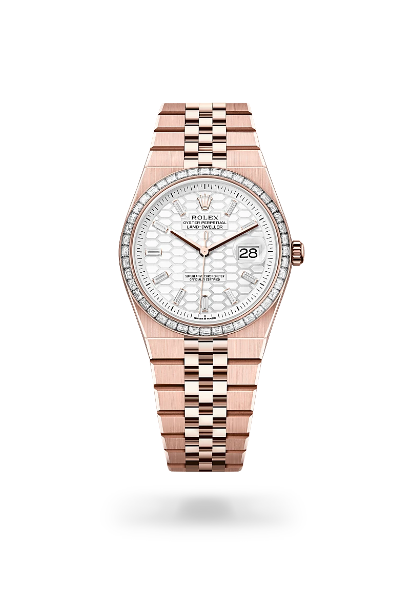 Rolex Land-Dweller in 18 kt Everose gold, M127285TBR-0002 - Richter & Phillips