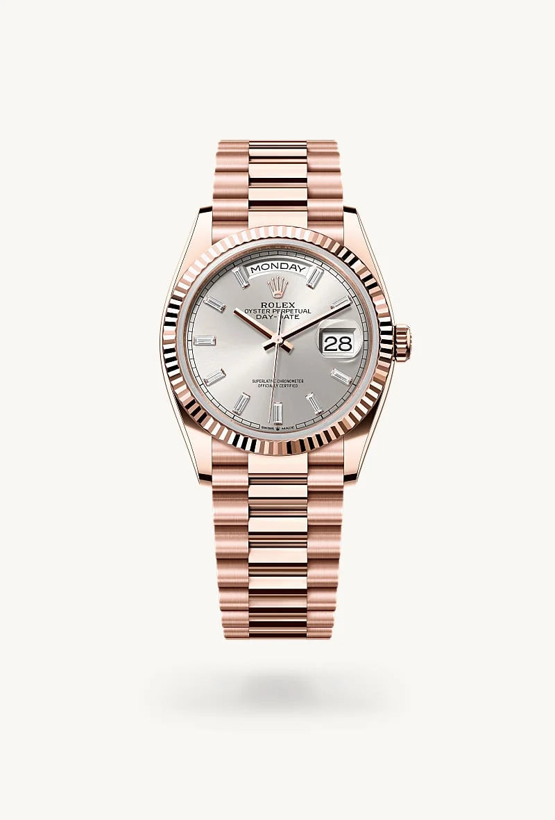 Rolex Day-Date in 18 kt Everose gold, M128235-0087 - Richter & Phillips