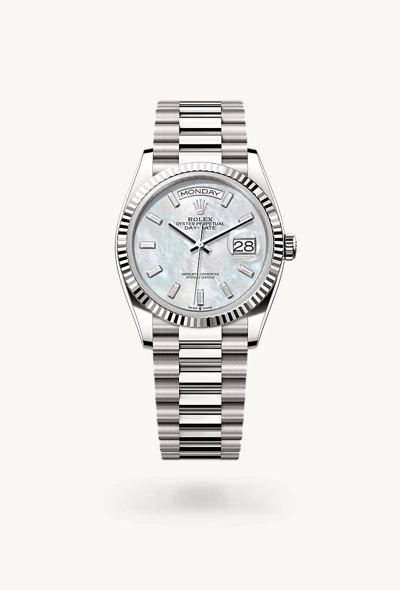 Rolex Day-Date in 18 kt white gold, M128239-0065 - Richter & Phillips