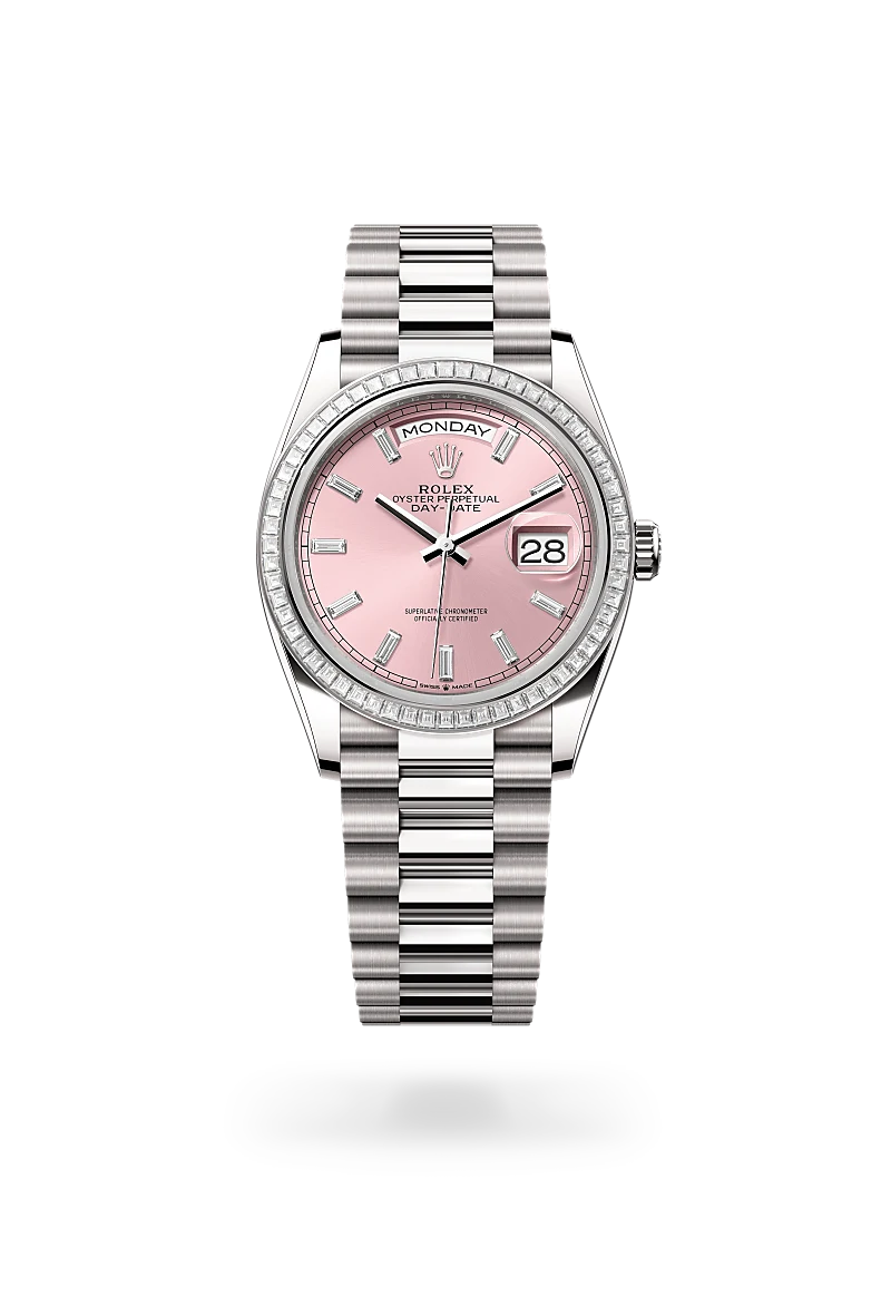 Rolex Day-Date in 18 kt white gold, M128399TBR-0029 - Richter & Phillips