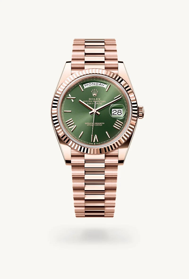 Rolex Day-Date in 18 kt Everose gold, M228235-0025 - Richter & Phillips