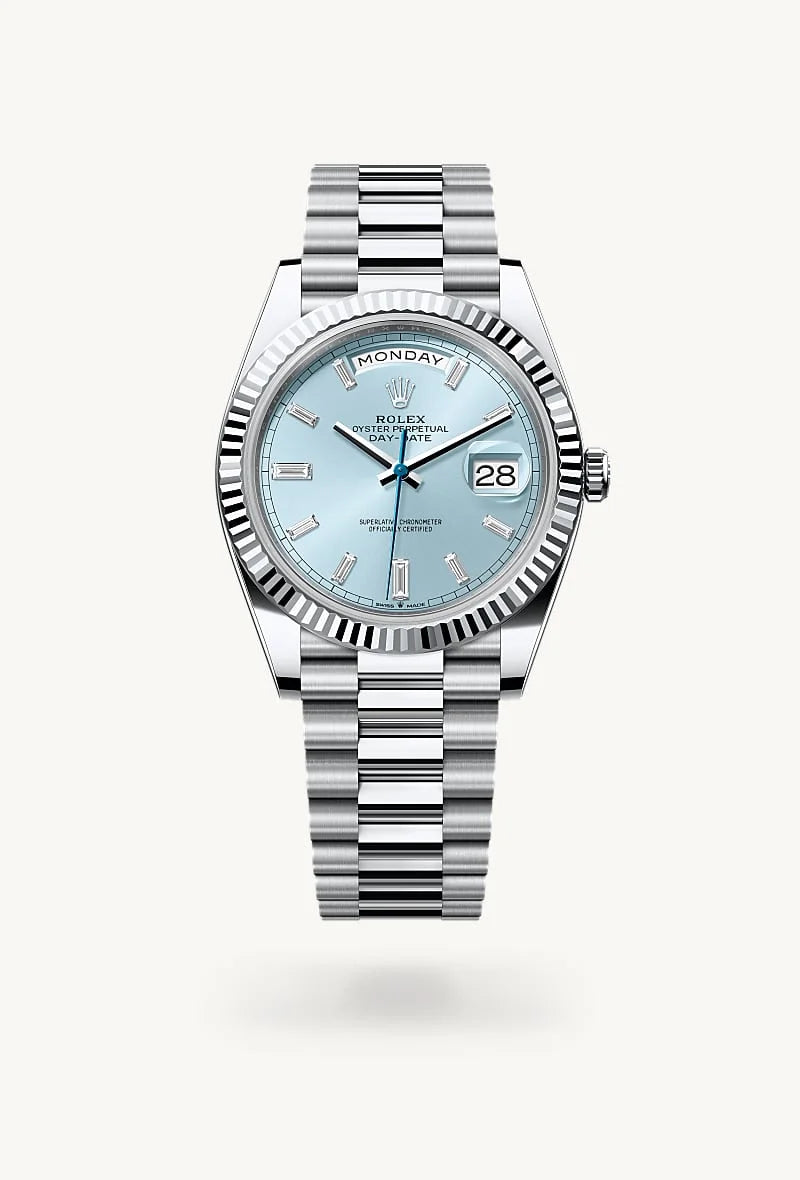 Rolex Day-Date in Platinum, M228236-0006 - Richter & Phillips Jewelers