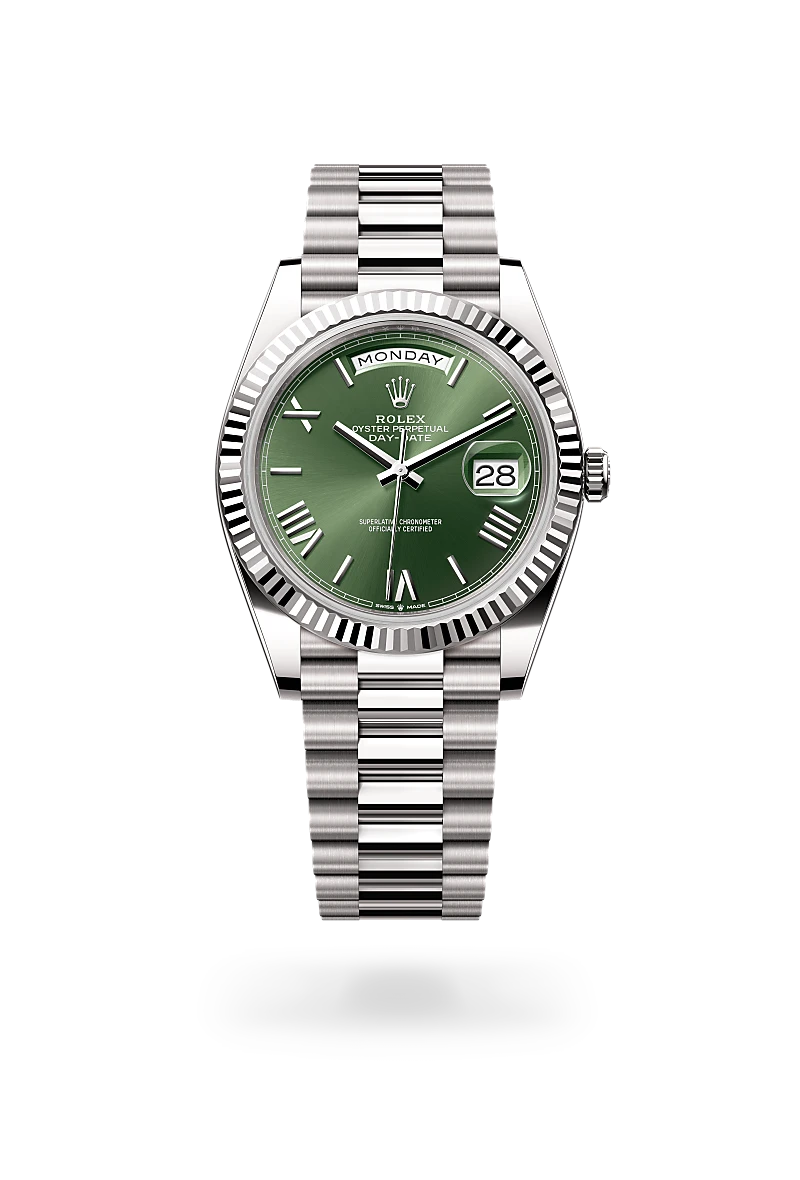 Rolex Day-Date in 18 kt white gold, M228239-0033 - Richter & Phillips