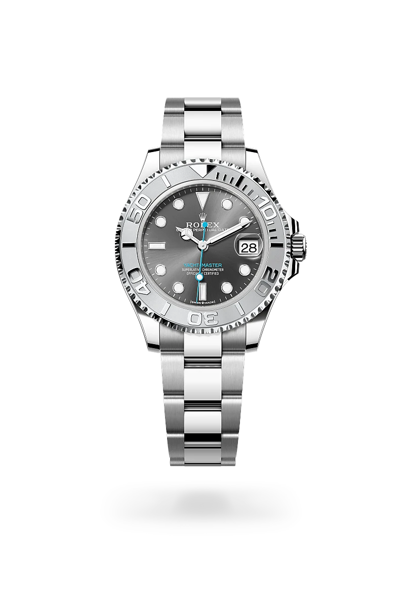 Rolex Yacht-Master in Rolesium - combination of Oystersteel and platinum, M268622-0002 - Richter & Phillips