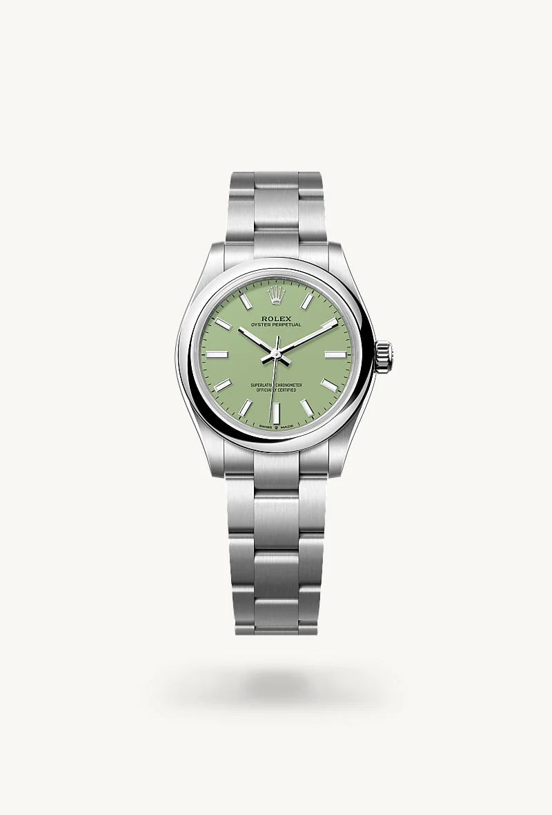 Rolex Oyster Perpetual in Oystersteel, M277200-0012 - Richter & Phillips Jewelers