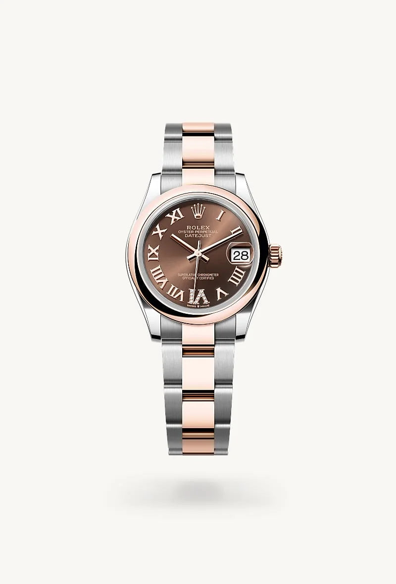 Rolex Datejust in Everose Rolesor - combination of Oystersteel and Everose gold, M278241-0003 - Richter & Phillips