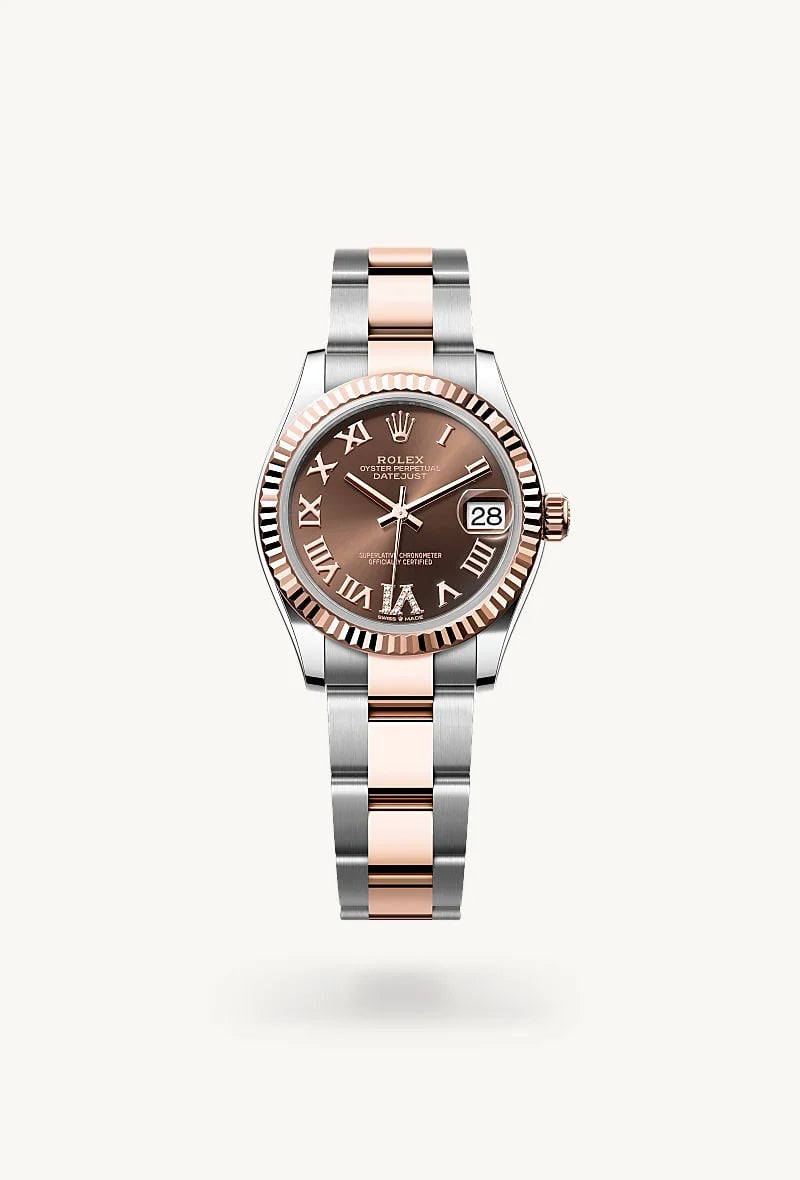 Rolex Datejust in Everose Rolesor - combination of Oystersteel and Everose gold, M278271-0003 - Richter & Phillips