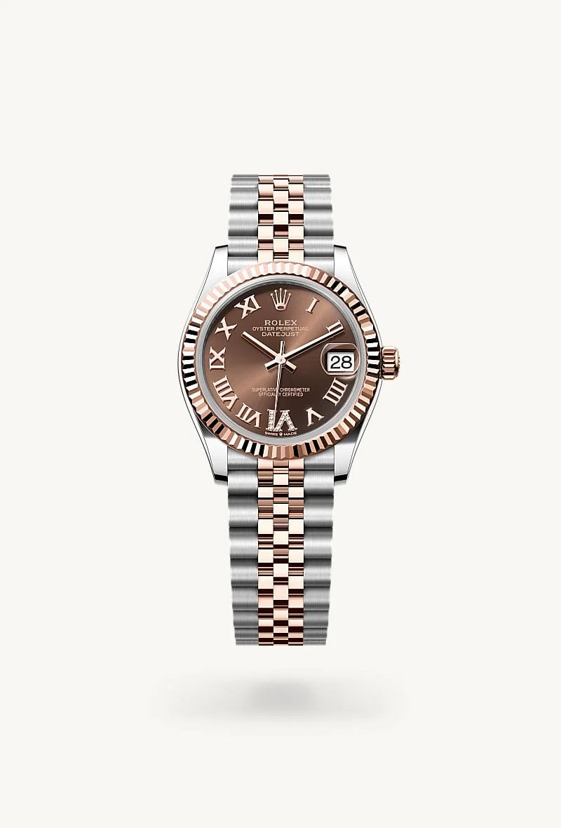 Rolex Datejust in Everose Rolesor - combination of Oystersteel and Everose gold, M278271-0004 - Richter & Phillips