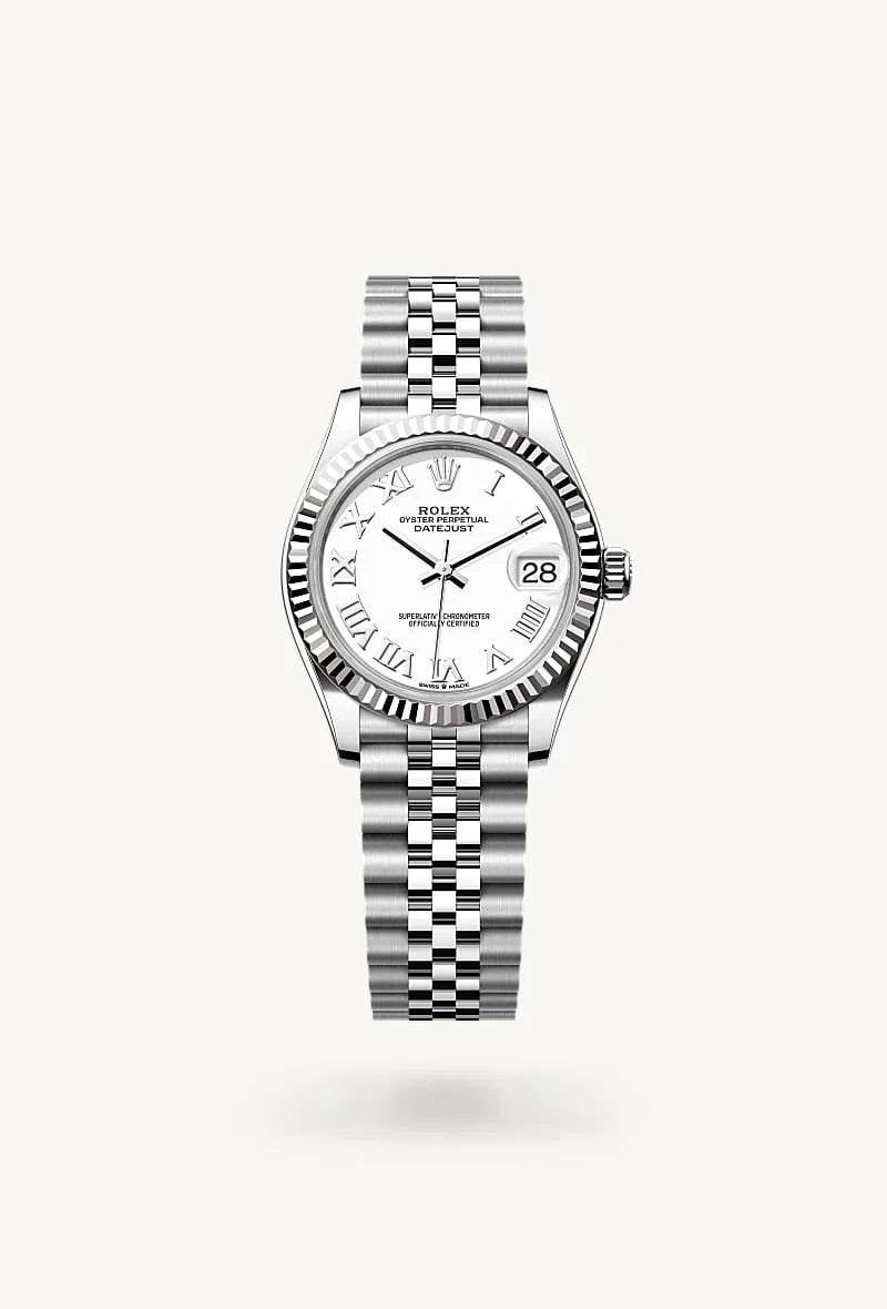 Rolex Datejust in White Rolesor - combination of Oystersteel and white gold, M278274-0010 - Richter & Phillips