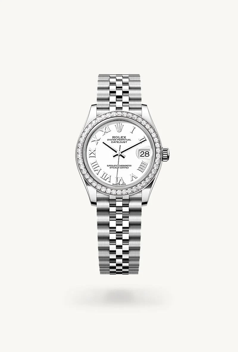 Rolex Datejust in White Rolesor - combination of Oystersteel and white gold, M278384RBR-0014 - Richter & Phillips