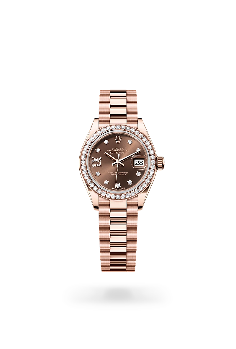 Rolex Lady-Datejust in 18 kt Everose gold, M279135RBR-0001 - Richter & Phillips
