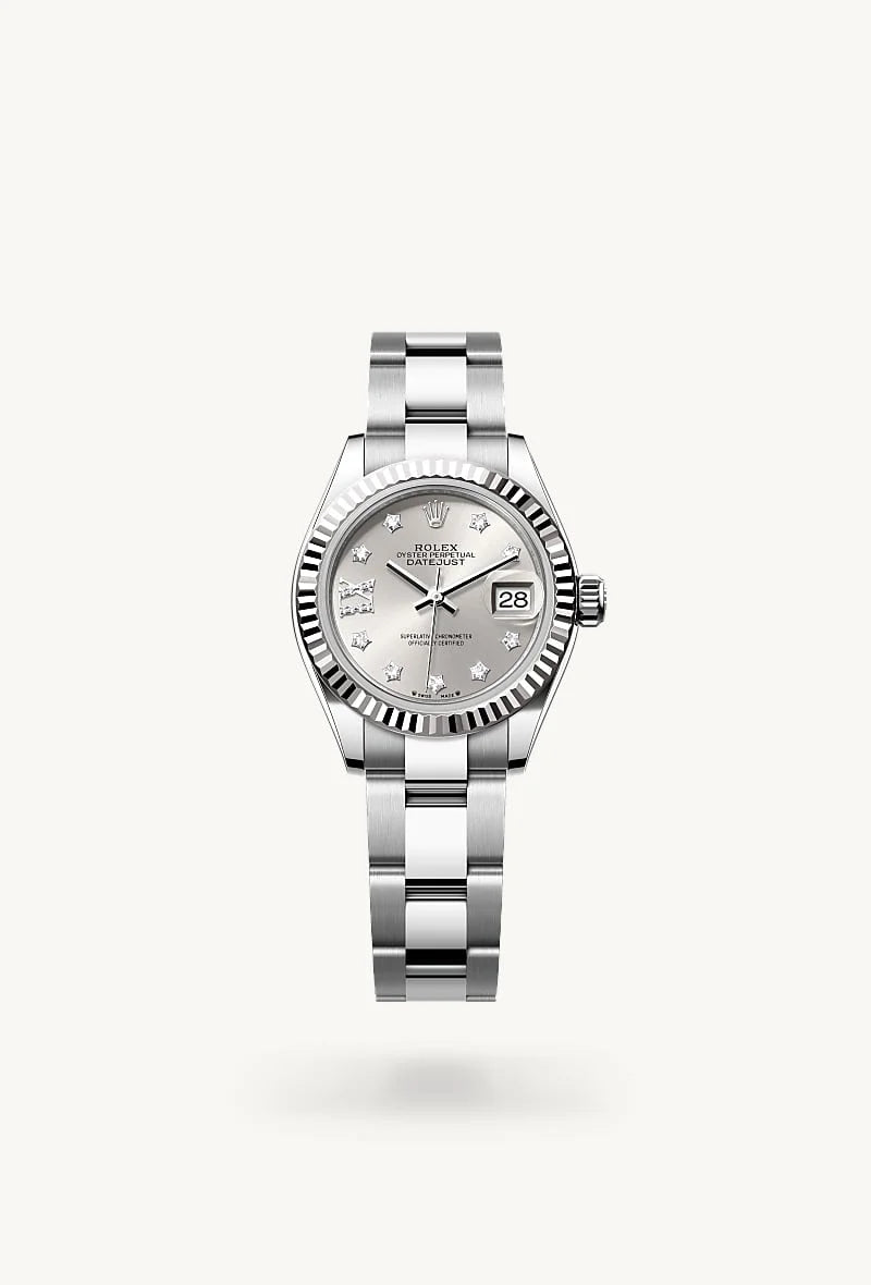 Rolex Lady-Datejust in White Rolesor - combination of Oystersteel and white gold, M279174-0022 - Richter & Phillips