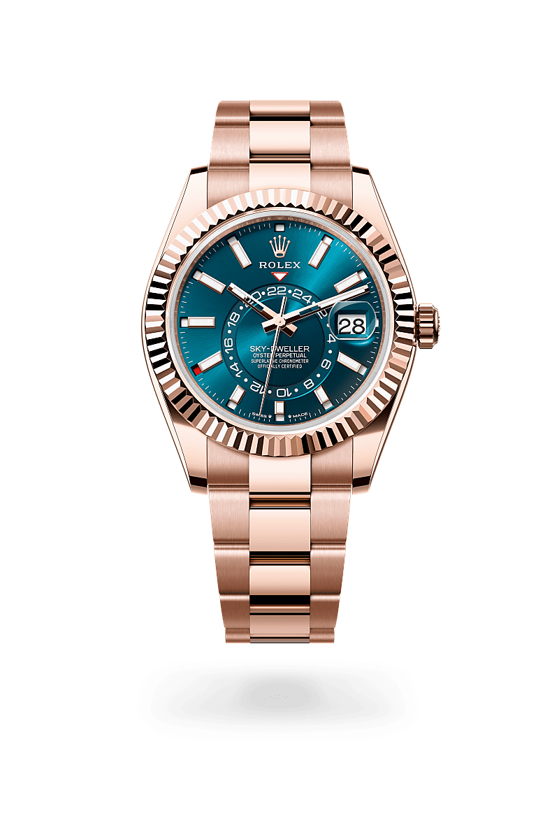rolex Sky-Dweller in 18 kt Everose gold,  - Richter & Phillips